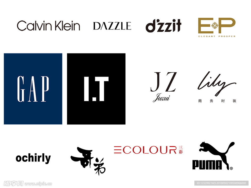 服装logo|平面|Logo|zxc伊人设计 - 原创作品 - 站酷 (ZCOOL)