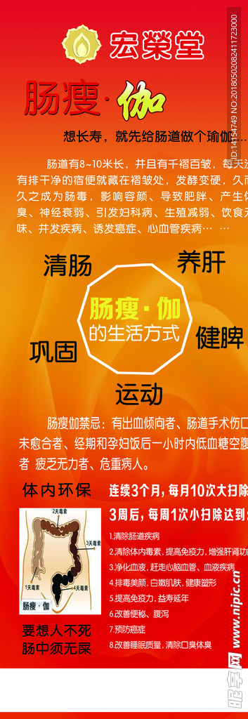 肠瘦伽（展架）