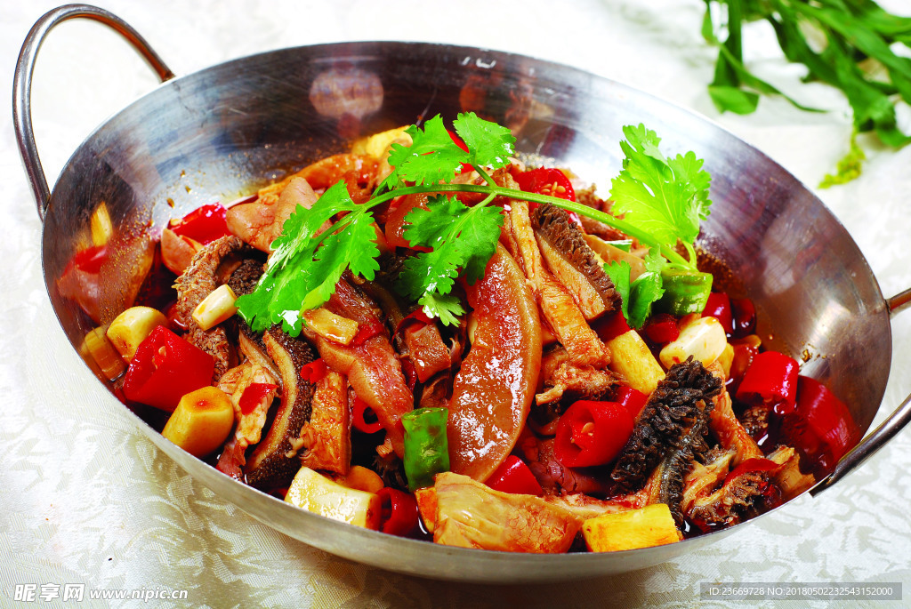 干锅牛杂