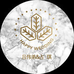 大理石圆形中岛