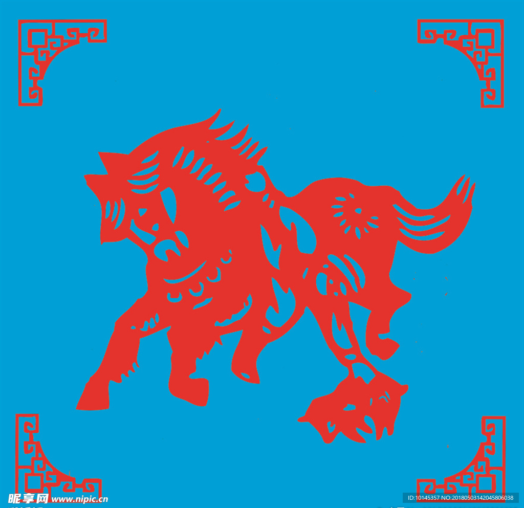 马剪纸
