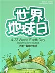 世界地球日公益海报设计