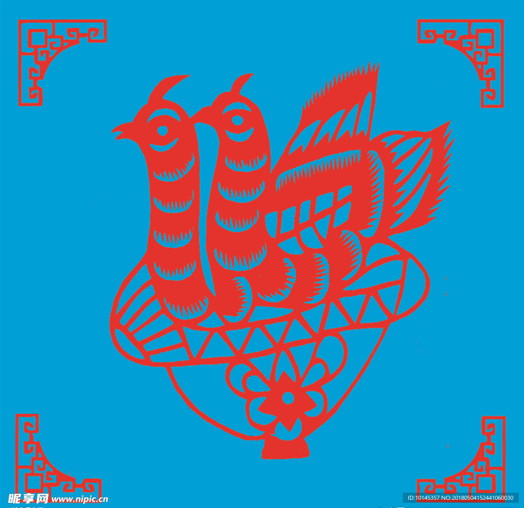 鸟儿剪纸