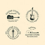 吉他吊牌 logo guita
