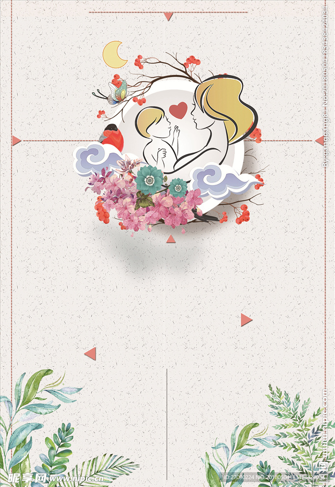 母亲节背景素材