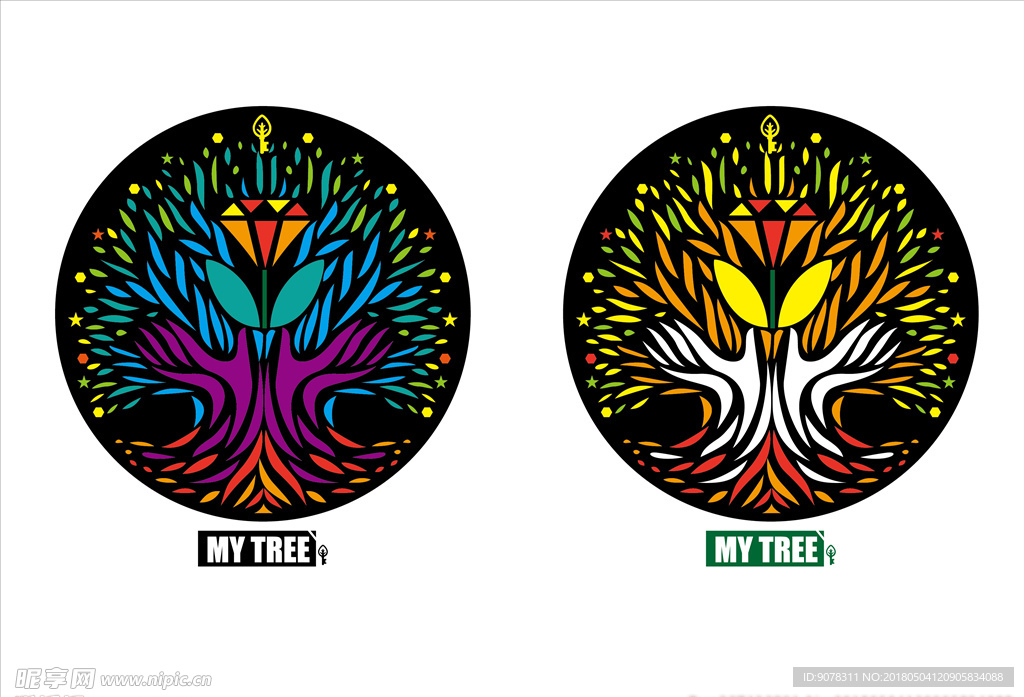 my tree logo 商标