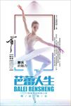 芭蕾舞表演演出海报展架图片下载