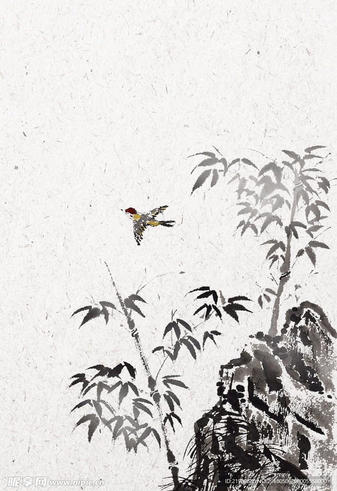 中国风书法画