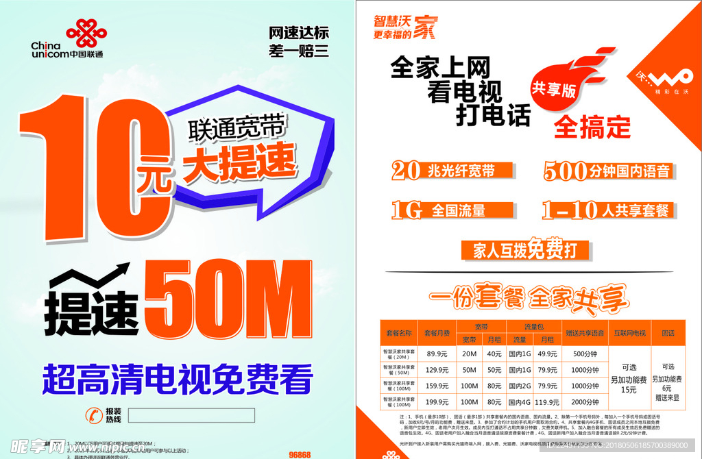 联通 联通4G 智慧沃家