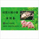 猪肉销售名片
