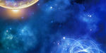 宇宙科技背景展板