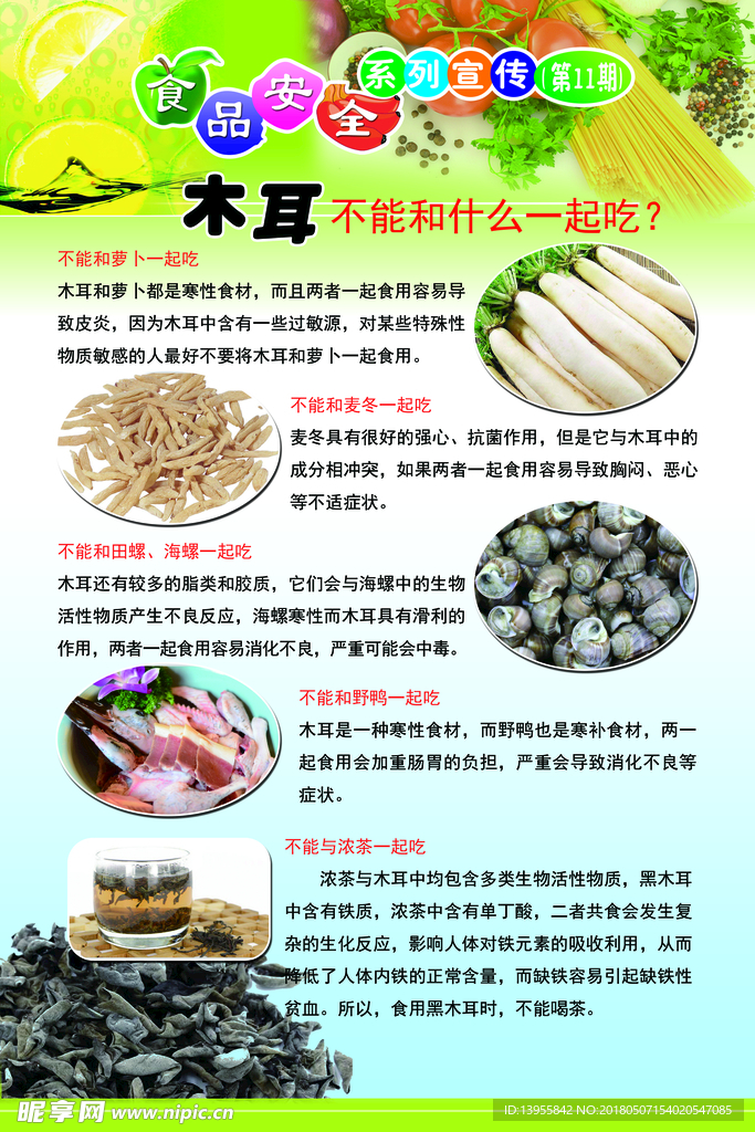 食品安全 安全宣传 食物 蔬菜