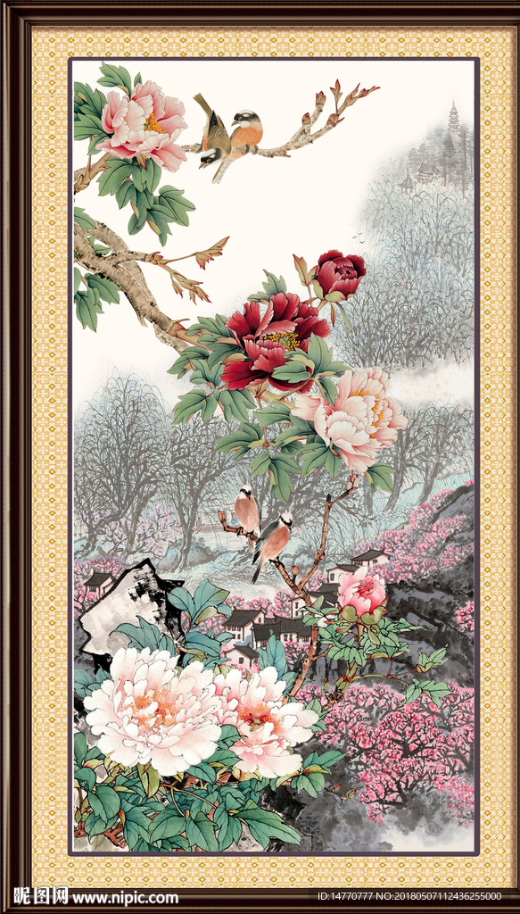 牡丹花开富贵