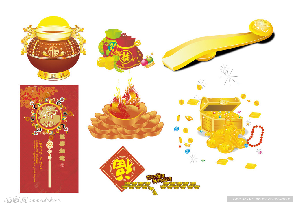 春节中国传统节日素材