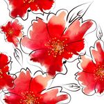 花卉无缝印花图案