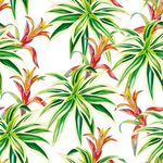 植物无缝印花图案