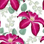 花卉无缝印花图案