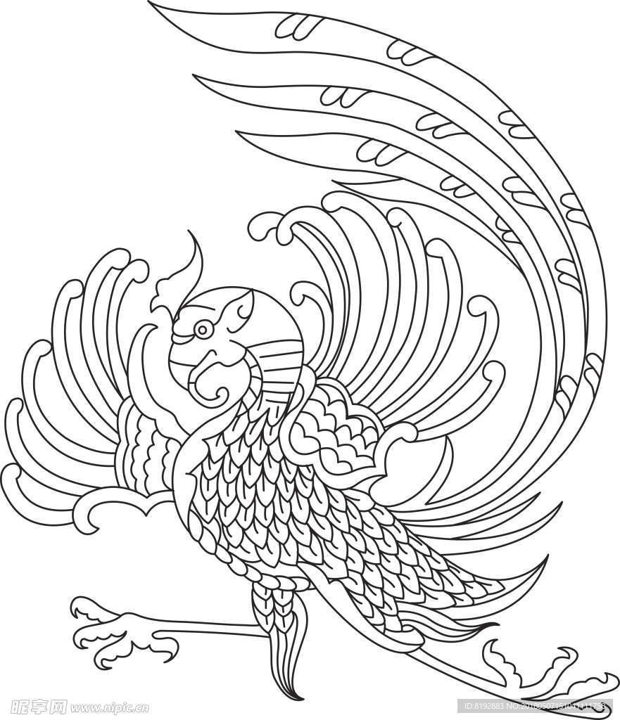中国龙凤 中国龙 凤 凤凰 龙