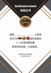 武藏骑乐节奖励证书