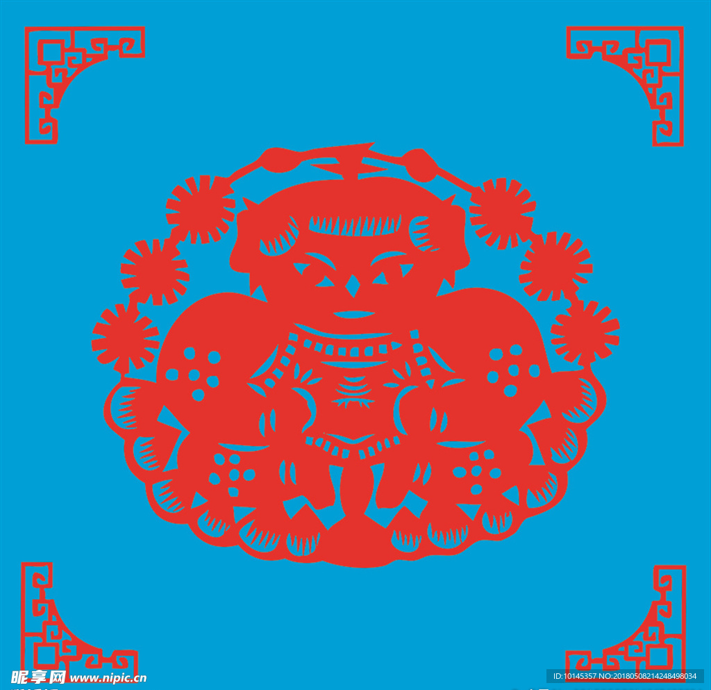 人物剪纸