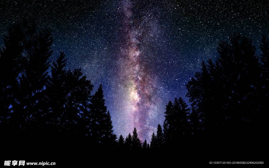 星空 夜景 星座 背景 桌面
