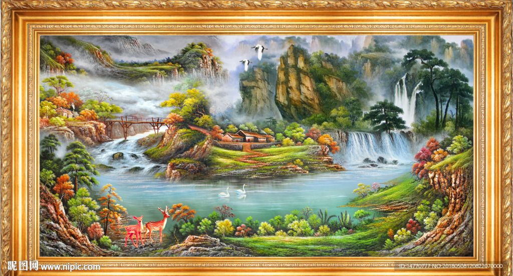 油画风景