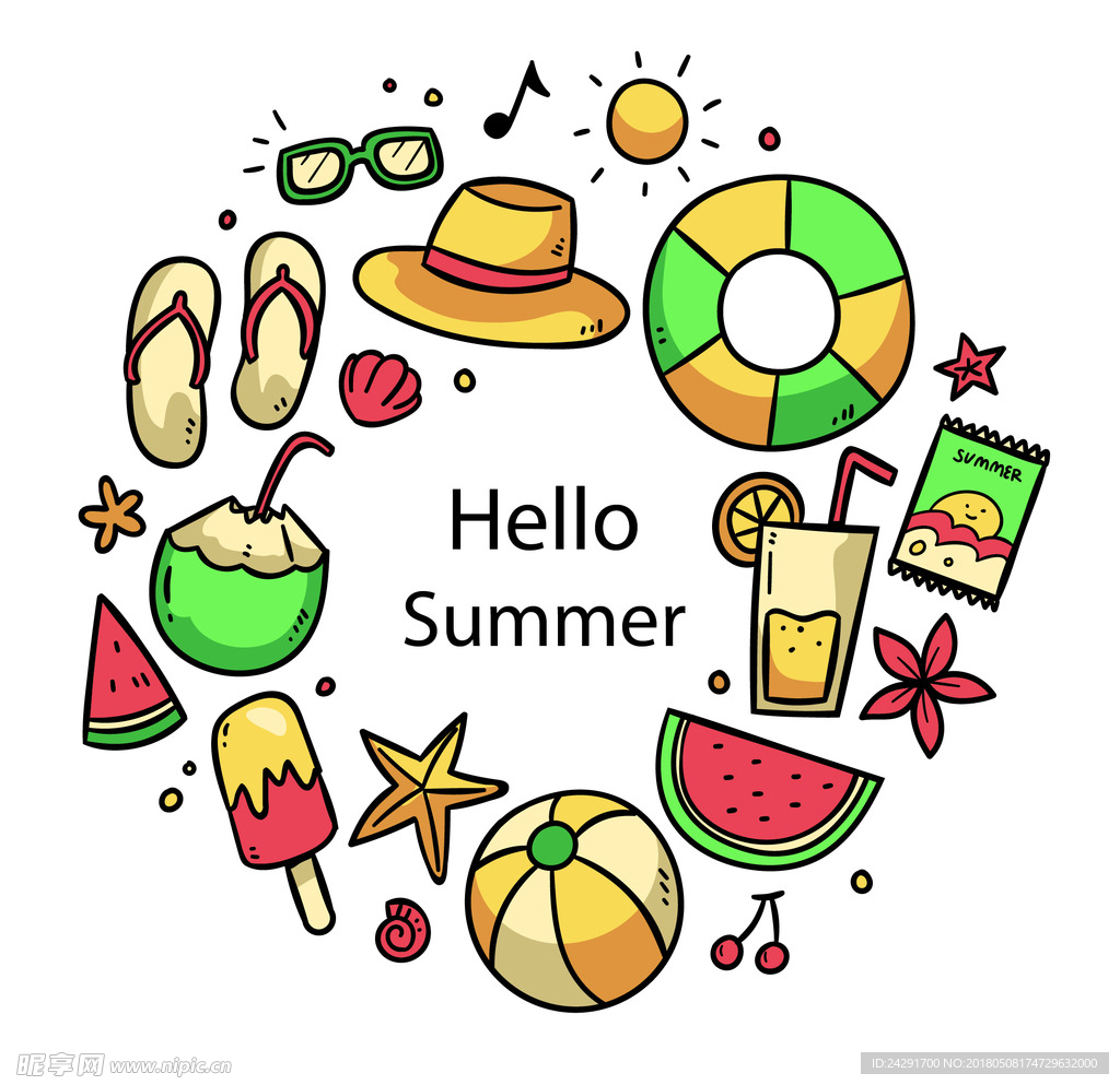 夏日素材