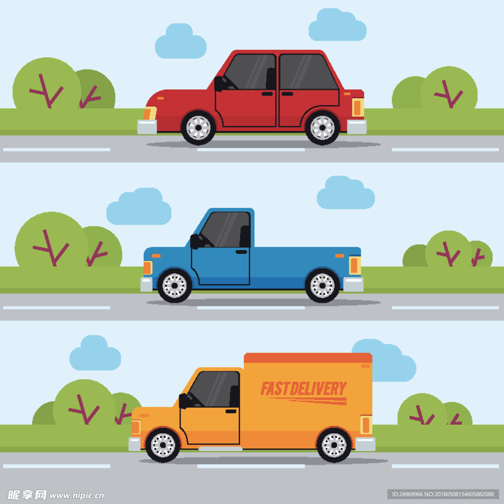 卡通汽车