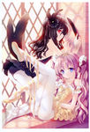 二次元 卡通 美少女 手绘少女