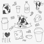 牛奶图纸