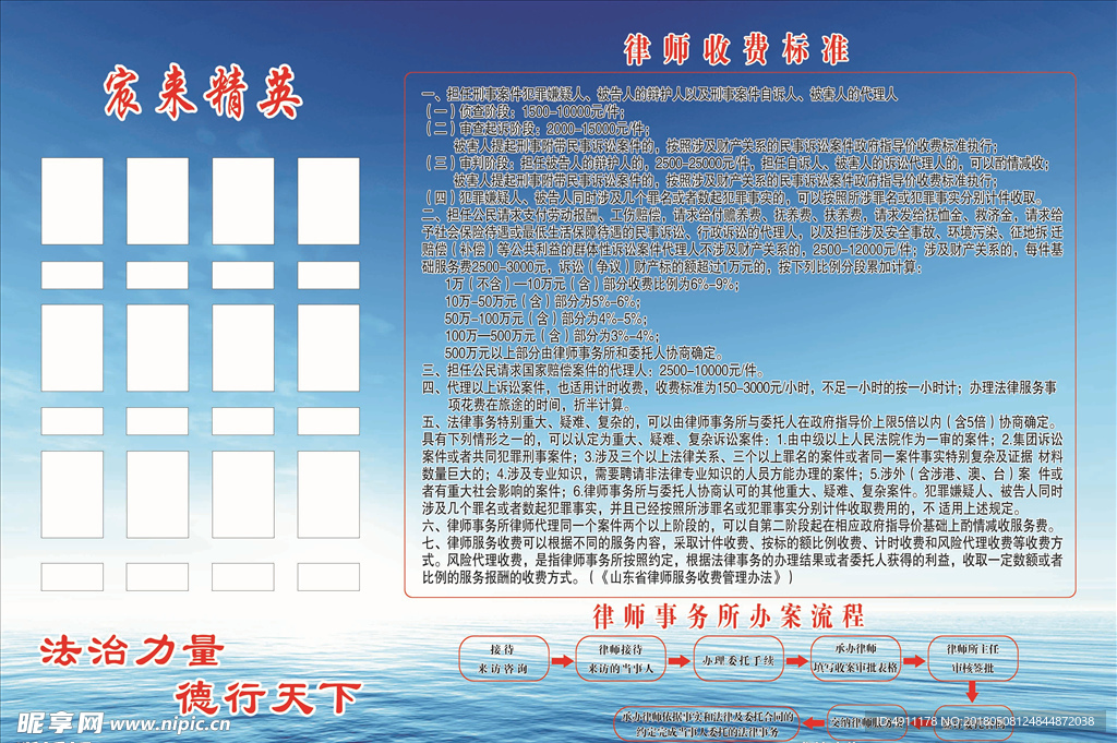 律所展板