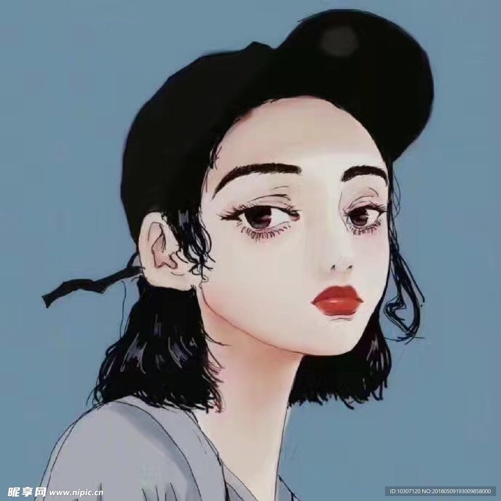 卡通美女