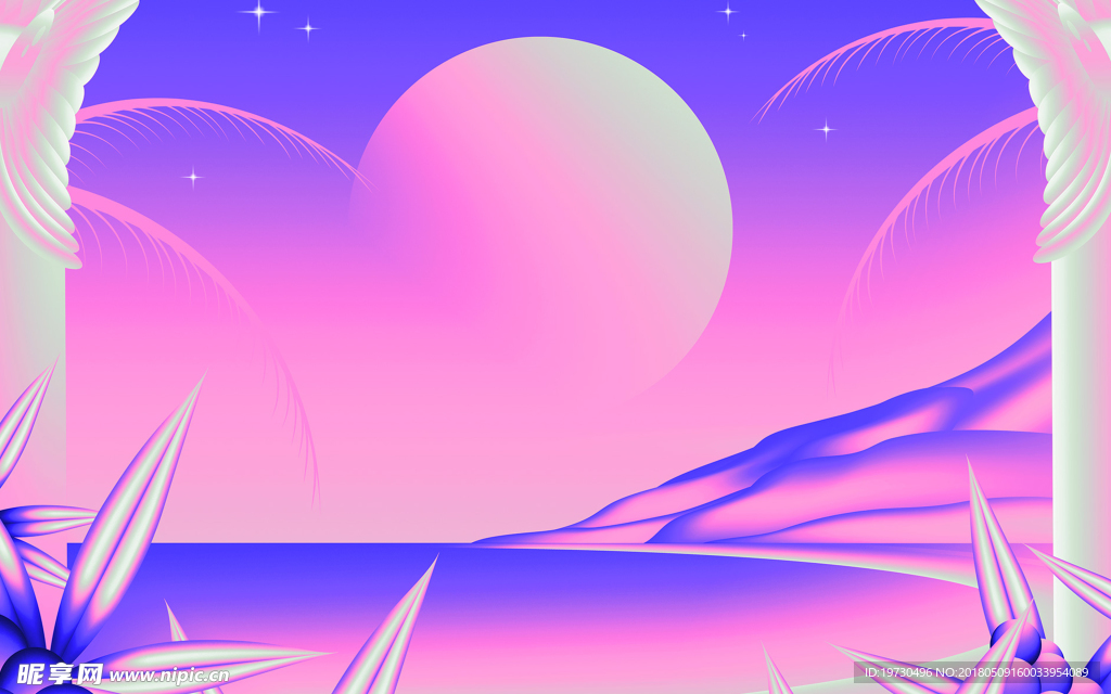 渐变背景