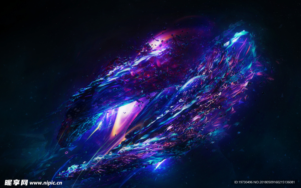绚丽 星空