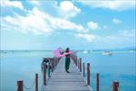 苏梅岛旅游女性背影