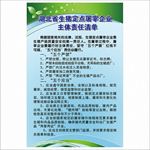 生猪屠宰制度牌