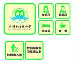 校徽与标示牌