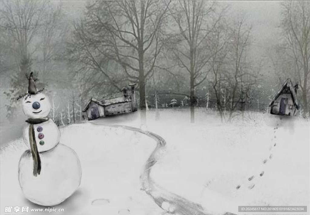 冬天下雪动画