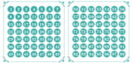 欧式桌号 数字编号