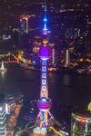 上海 东方明珠 夜景  长