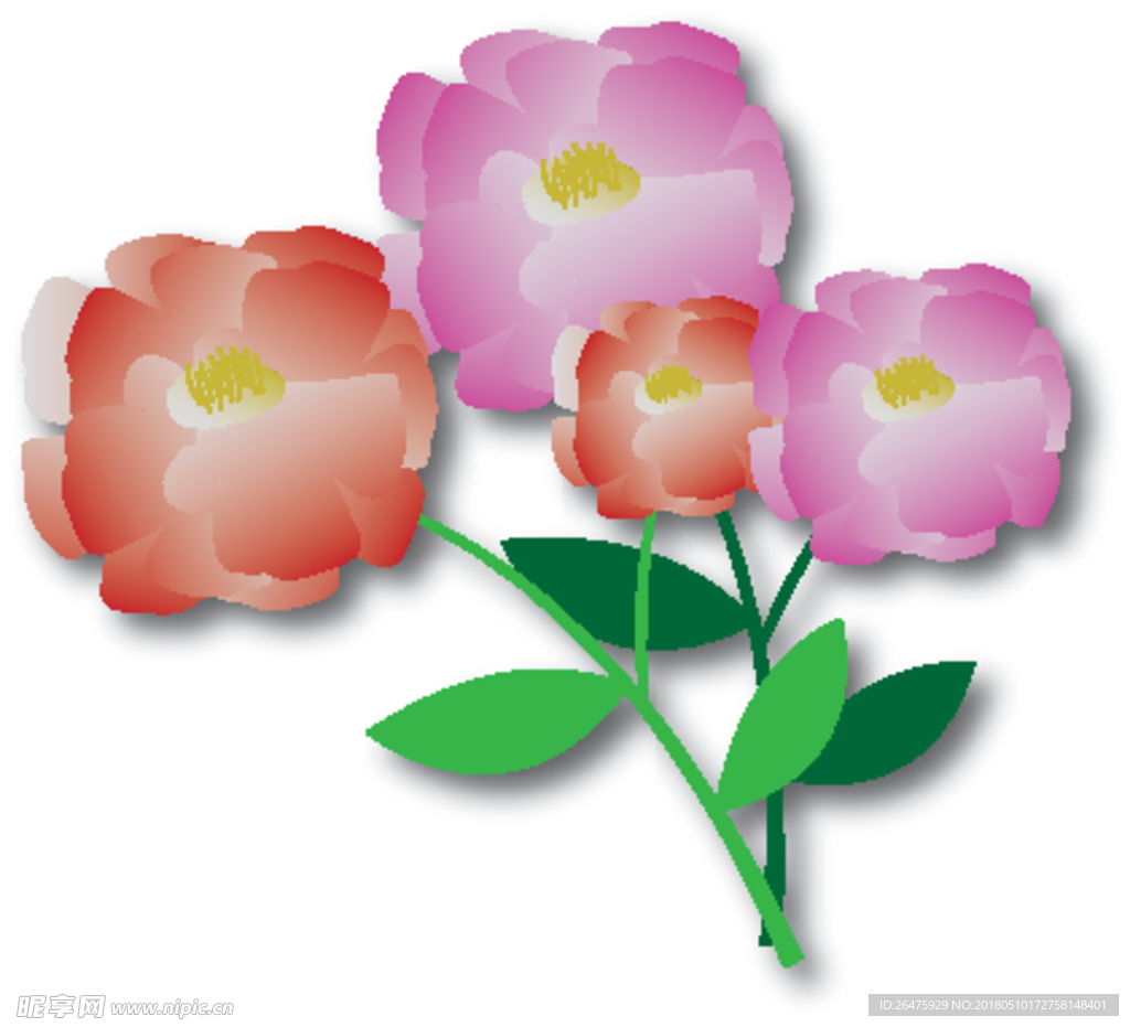 矢量花
