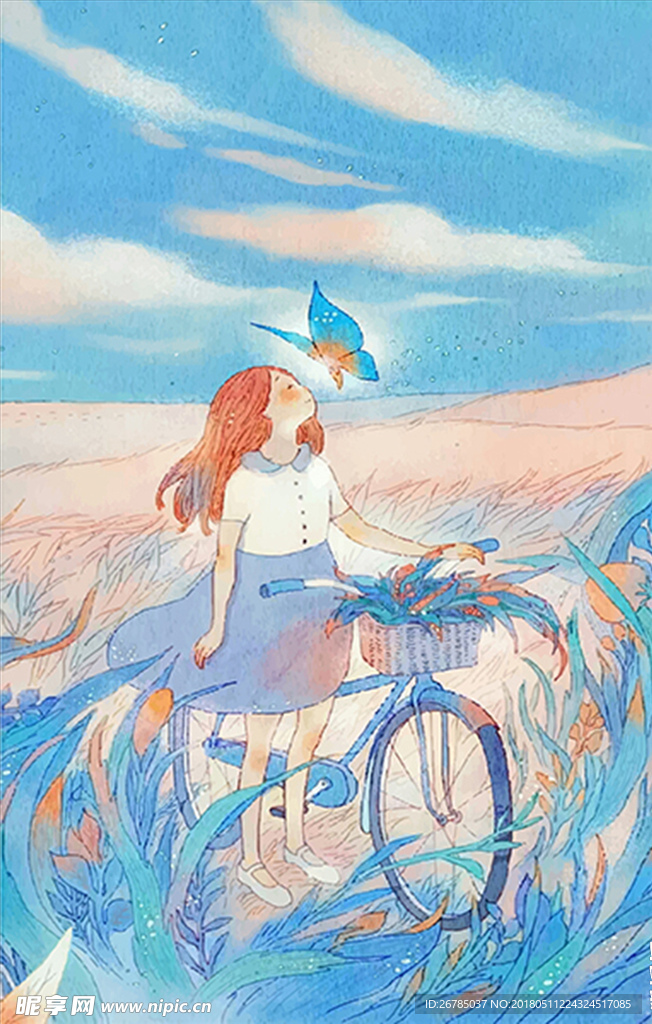 水彩插画