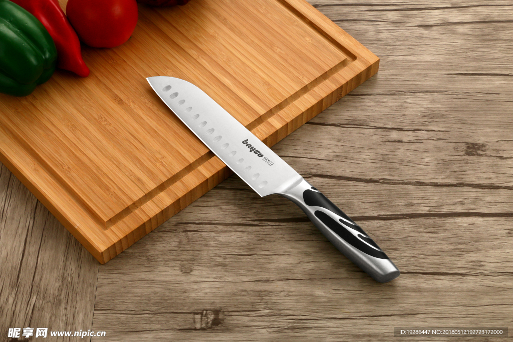 不锈钢 菜刀 厨房 高清 摄影