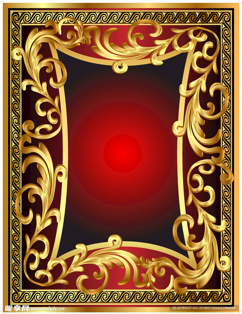 金色边框