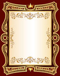 金色花边