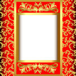 金色边框