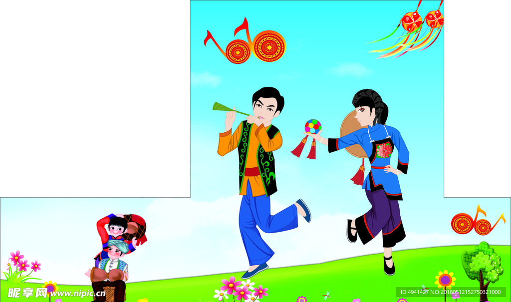 幼儿园墙画