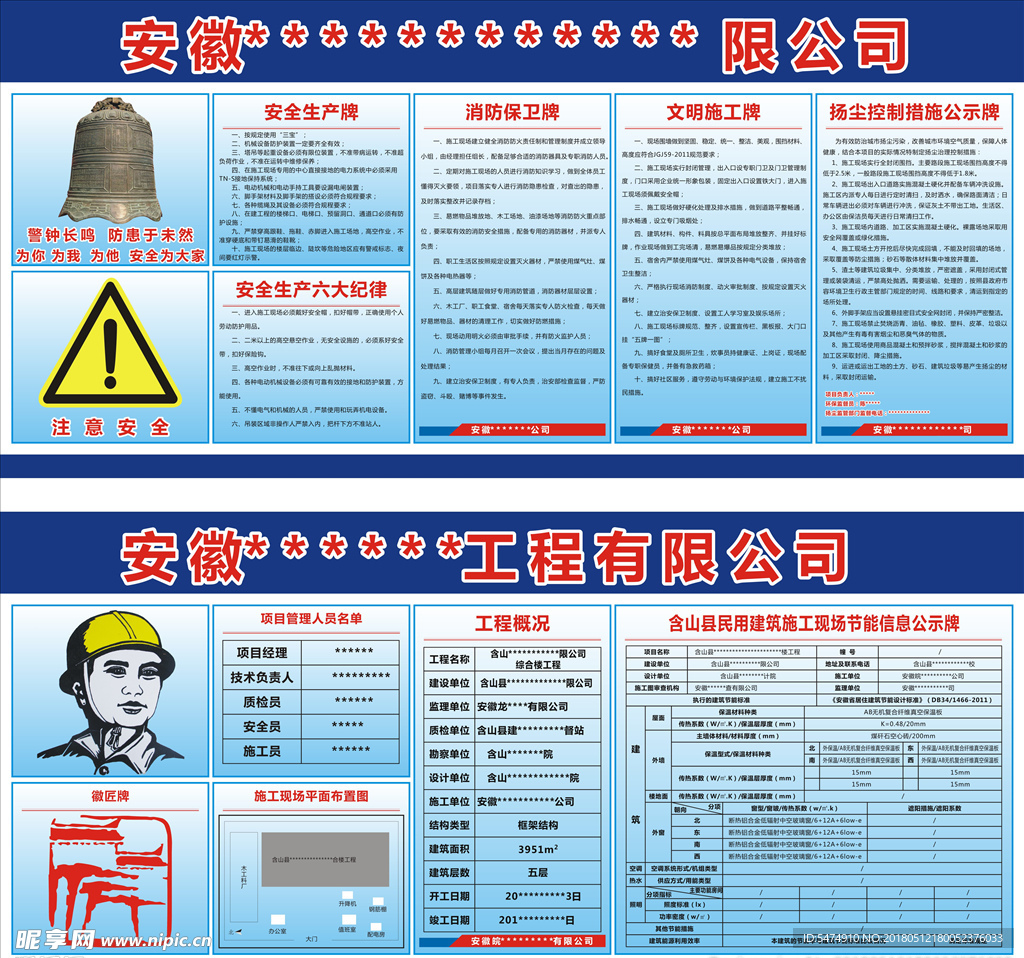 工地七牌一图