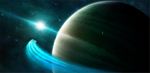 高清星空星球光影背景底纹图片