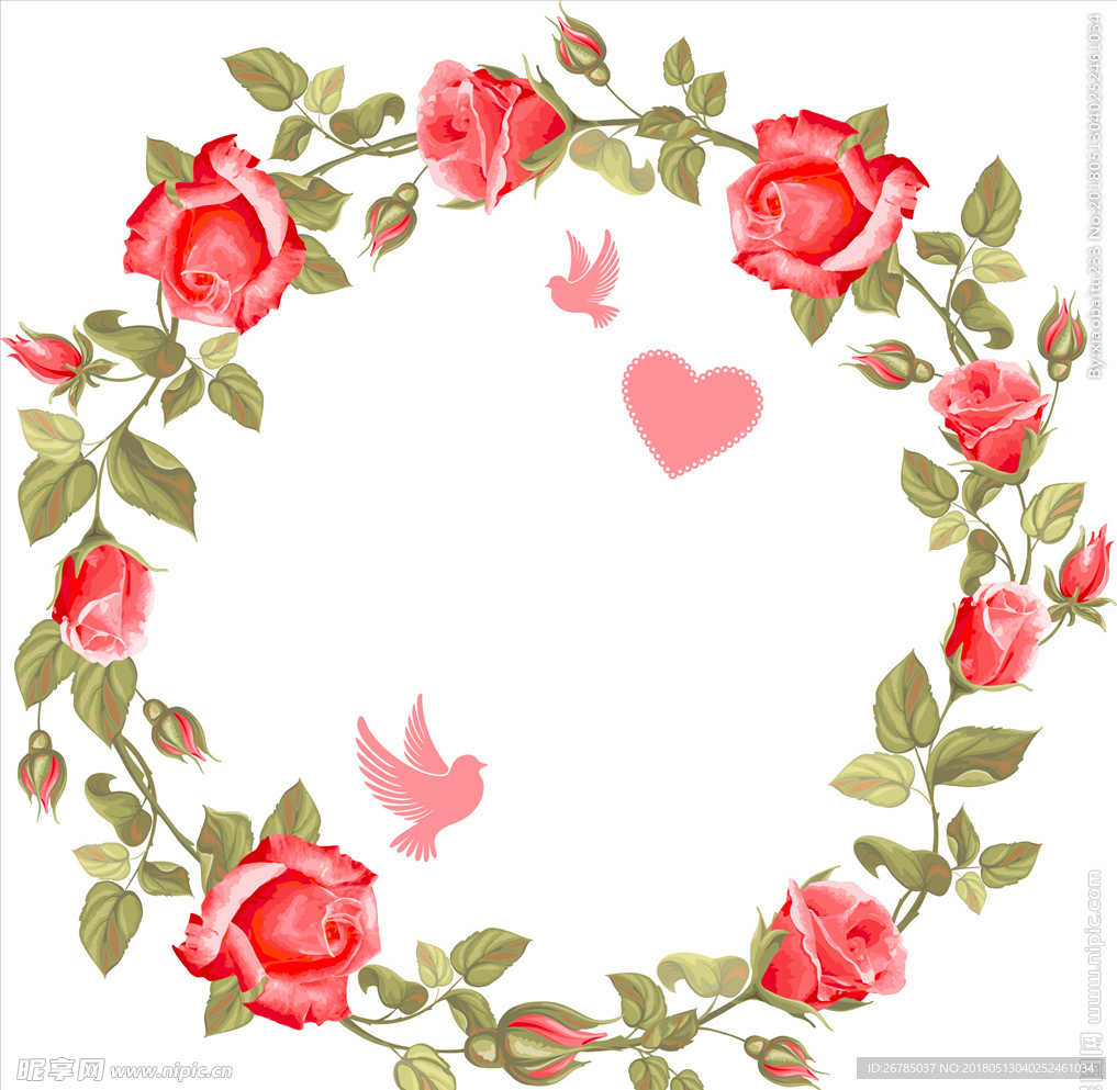 玫瑰花圈
